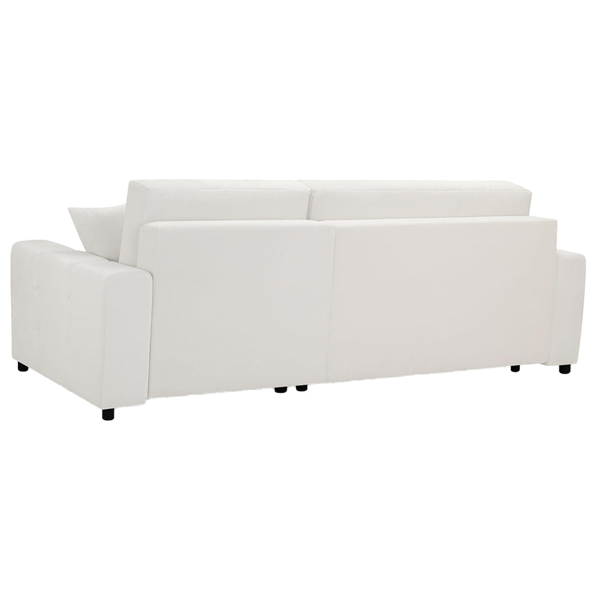 Celine Beige Fabric Right Hand Facing Corner Sofabed with Storage