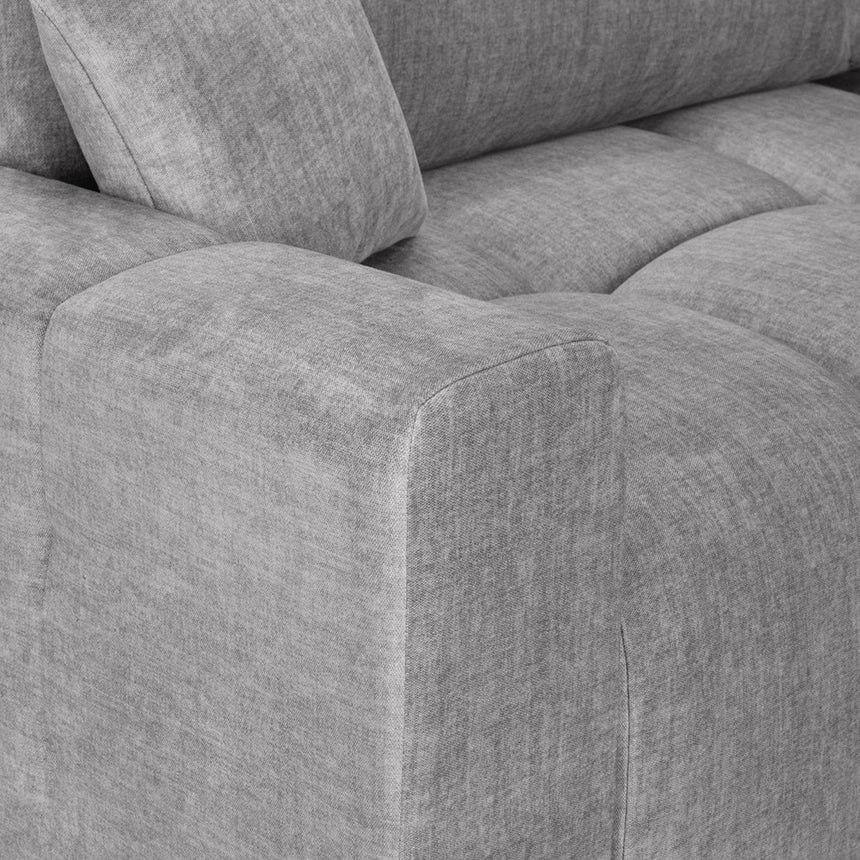 Celine Grey Fabric Right Hand Facing Corner Sofabed with Storage