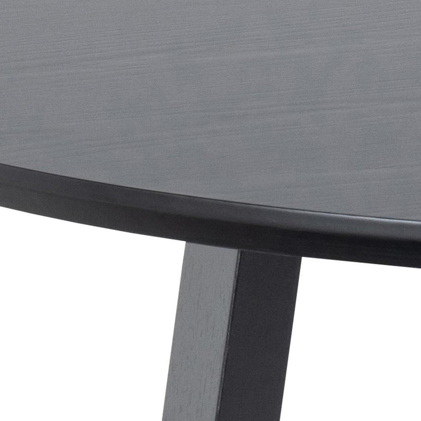 Malika Round Dining Table - 4 Seater - 120cm - Black