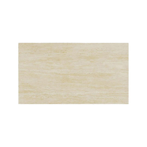 Pisa Travertine Beige Engineered Marble 6 Seater Dining Table - Sizes Available