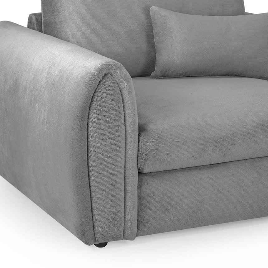 Cherished Grey Fabric Armchair