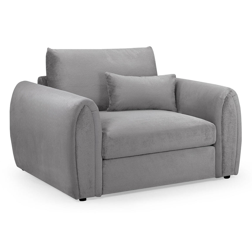 Cherished Grey Fabric Armchair