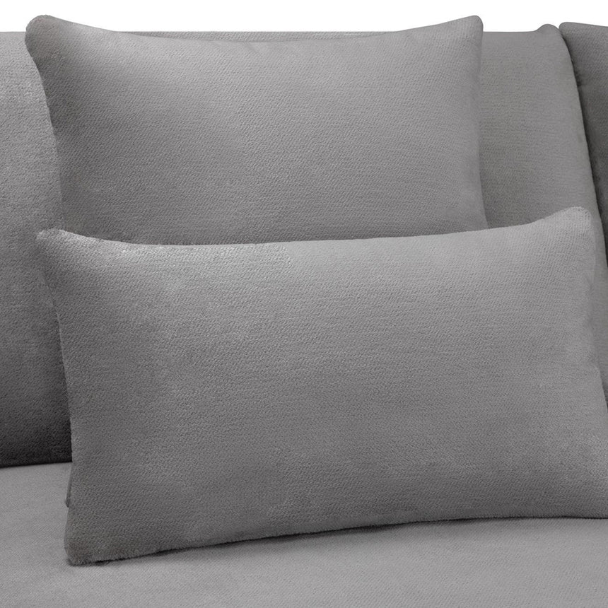Cherished Grey Fabric Left Hand Facing Corner Sofa