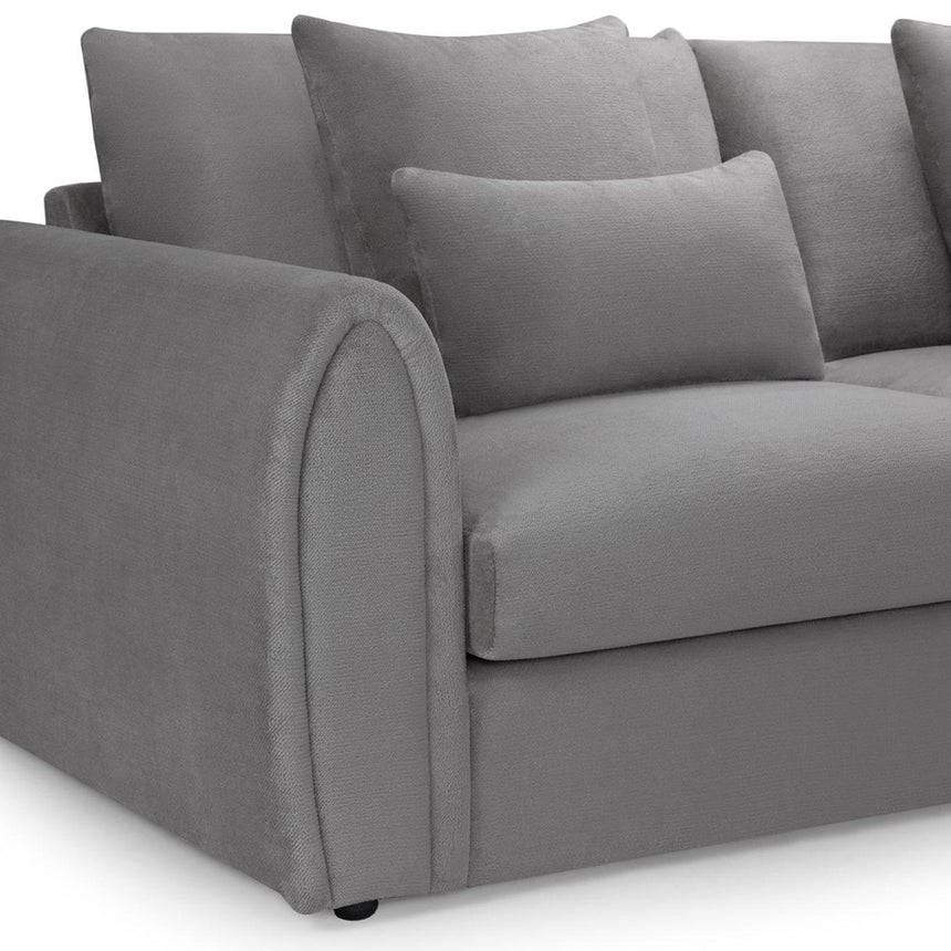 Cherished Grey Fabric Right Hand Facing Corner Sofa