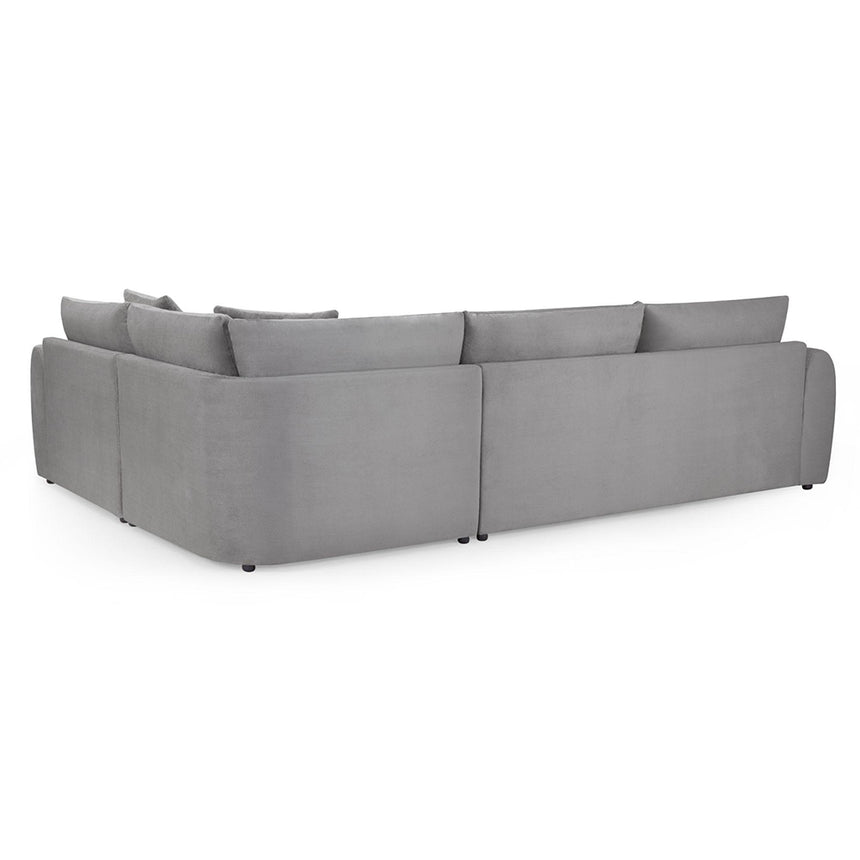 Cherished Grey Fabric Right Hand Facing Corner Sofa