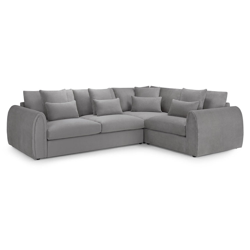 Cherished Grey Fabric Right Hand Facing Corner Sofa
