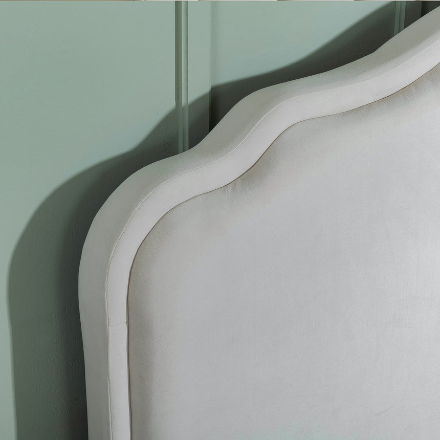 Rippey Beige Fabric Ottoman Storage Bed