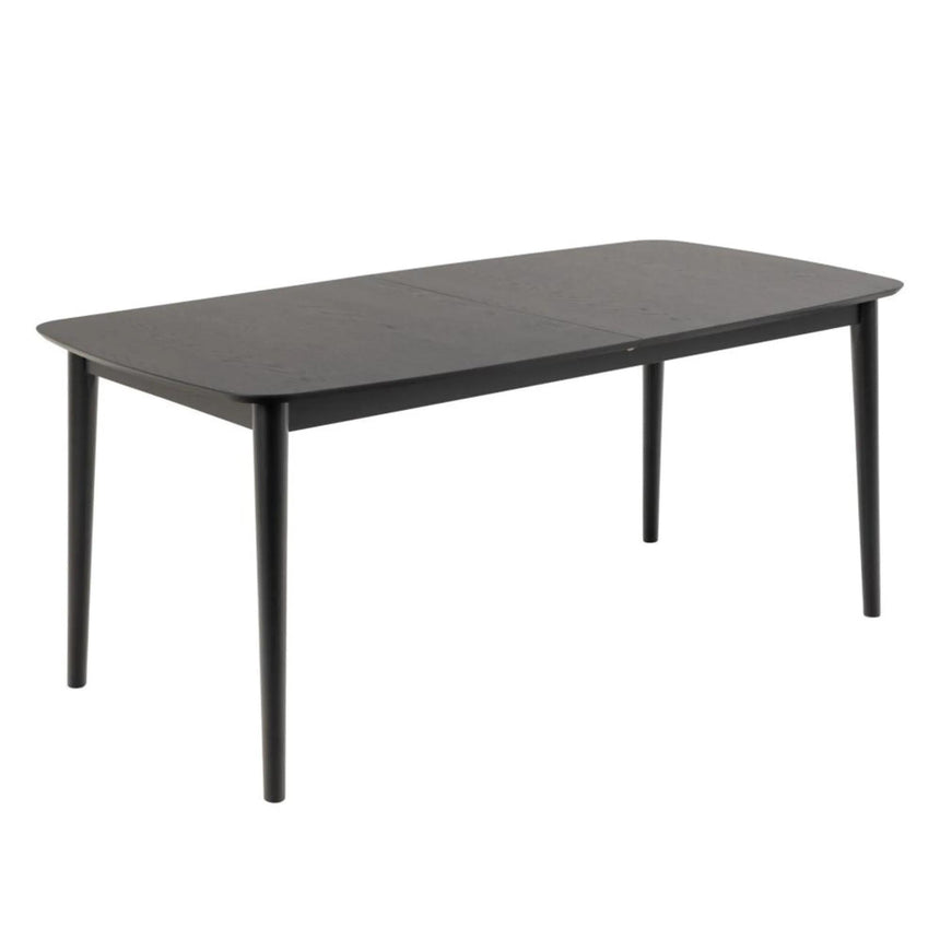 Montreux Extending Dining Table - 6-8 Seater - 180cm-219cm - Black