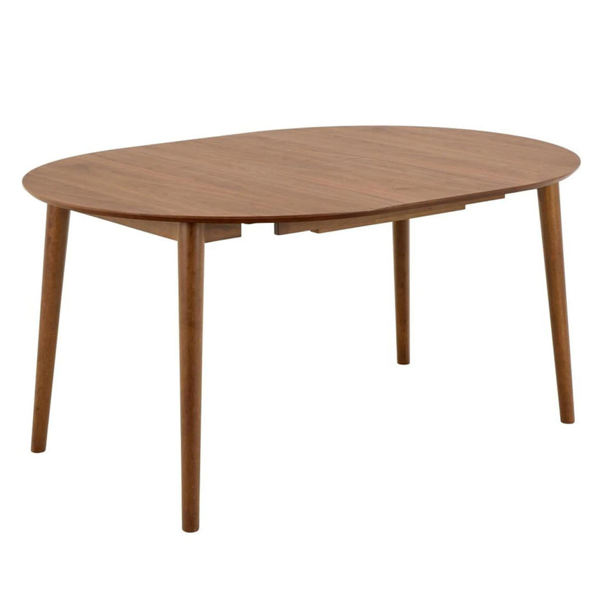 Montreux Round Extending Dining Table - 4-6 Seater - 115cm-154cm - Walnut