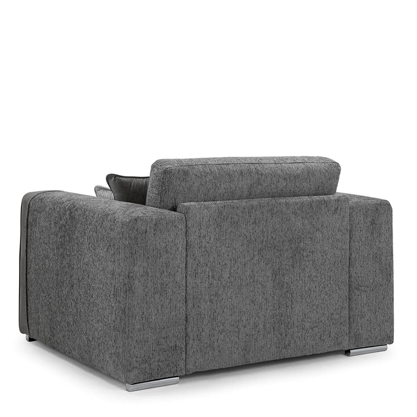 Churchill Grey Fabric Armchair