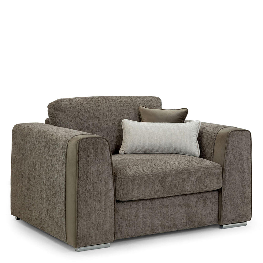 Churchill Mocha Fabric Armchair