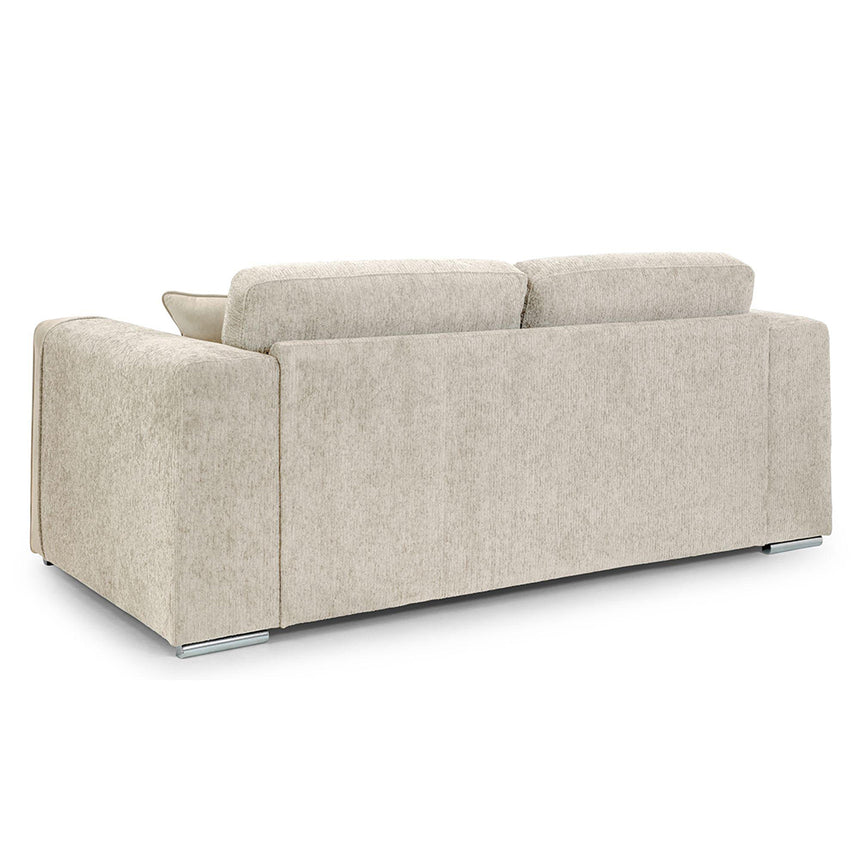 Churchill Beige Fabric 3 Seater Sofa