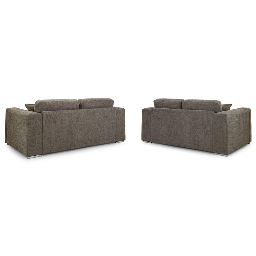 Churchill Mocha Fabric 3+2 Seater Sofa