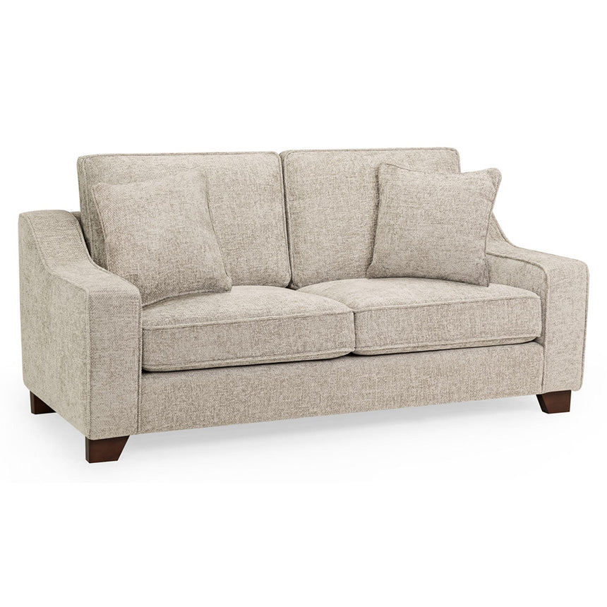 Cirrus Beige Fabric 3 Seater Sofa