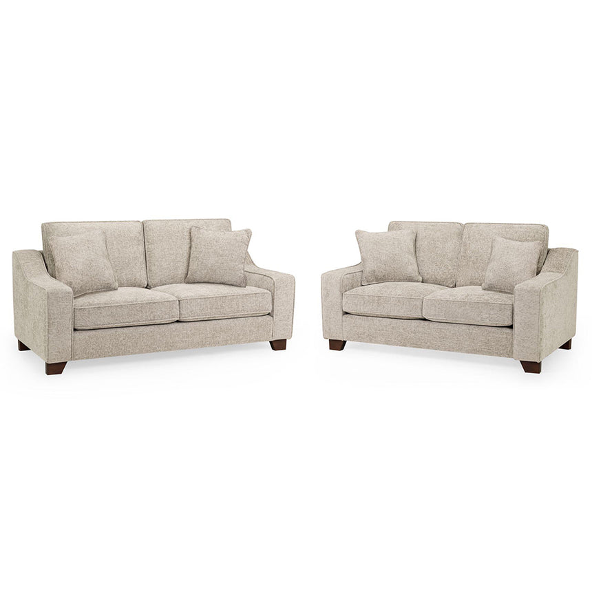 Cirrus Beige Fabric 3+2 Seater Sofa