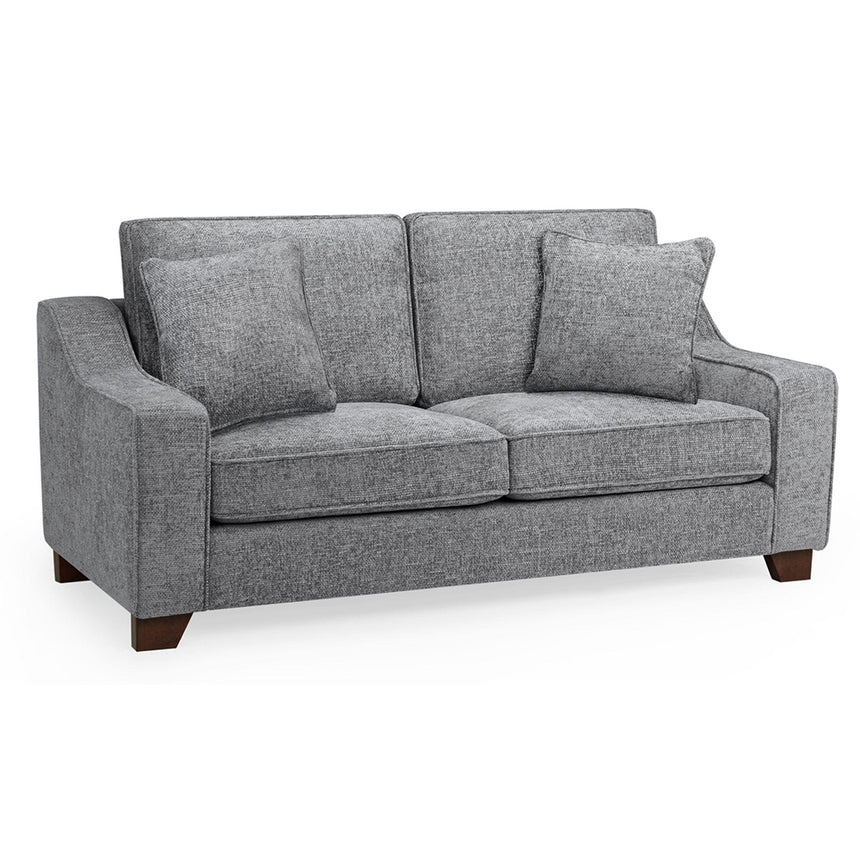 Cirrus Slate Grey Fabric 3 Seater Sofa