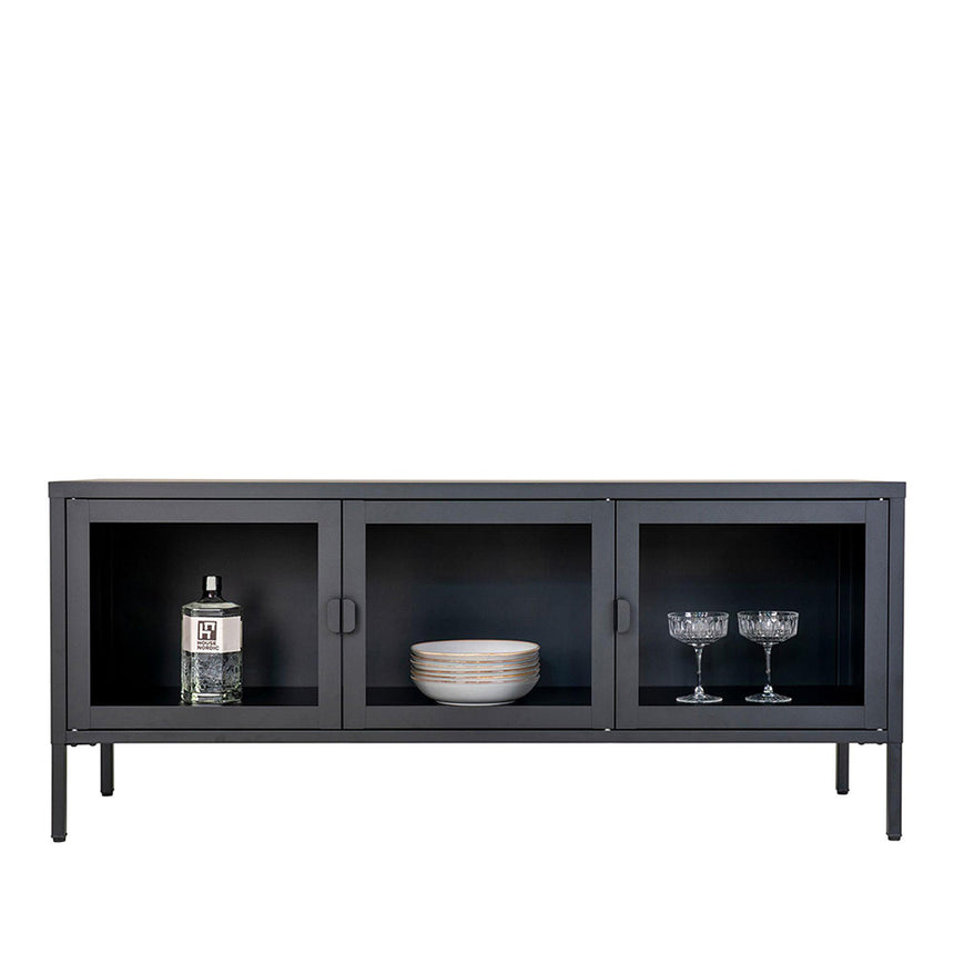 Nondalton Black Metal TV Unit