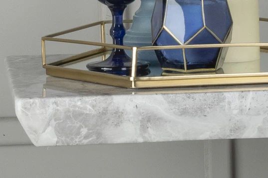 Pisa Marble Console Table with Pedestal Base