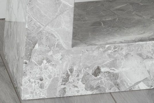 Pisa Marble Console Table with Pedestal Base