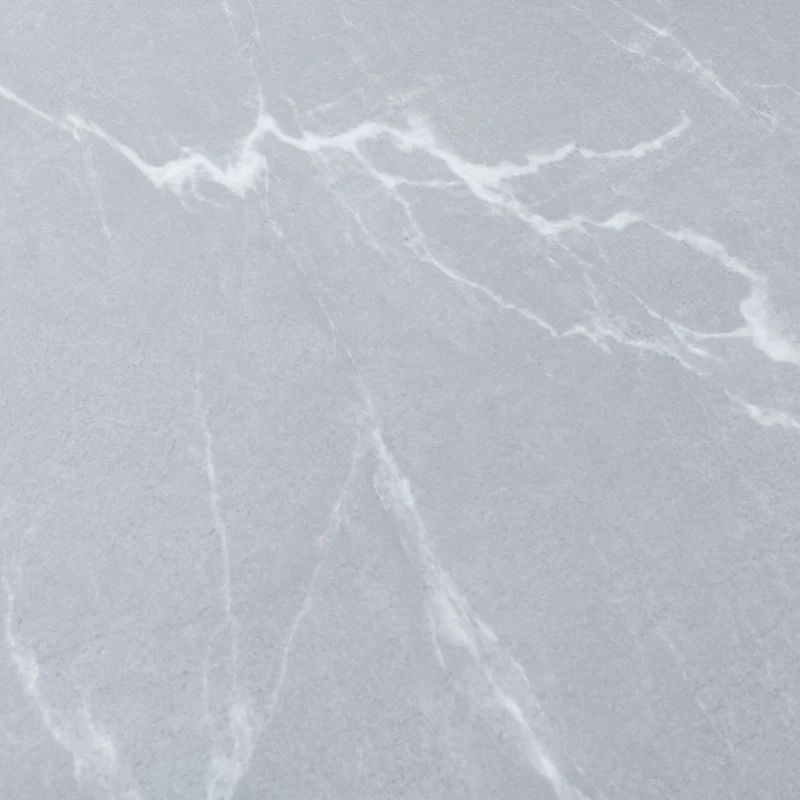 Ashley 6 Seater Glass Dining Table with Chrome Metal Legs - 150cm