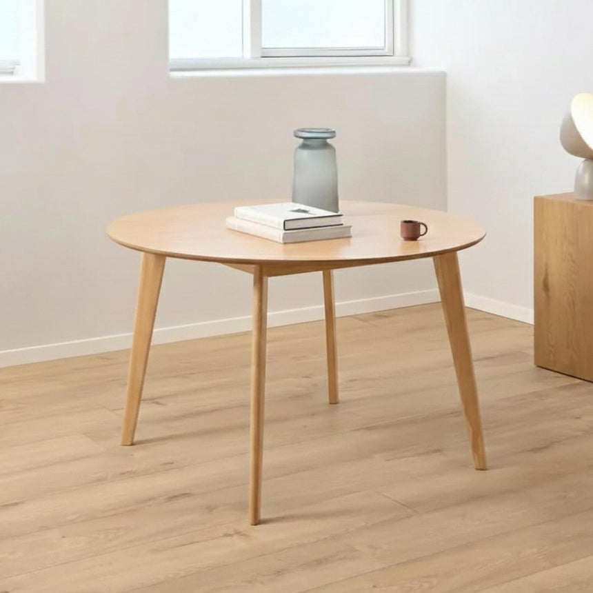Roxby Round Dining Table - 4 Seater - 120cm - Oak