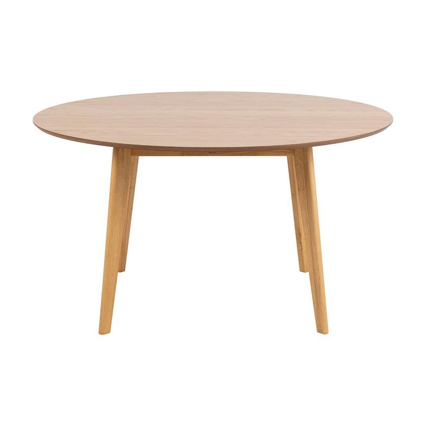 Roxby Round Dining Table - 6 Seater - 140cm - Oak