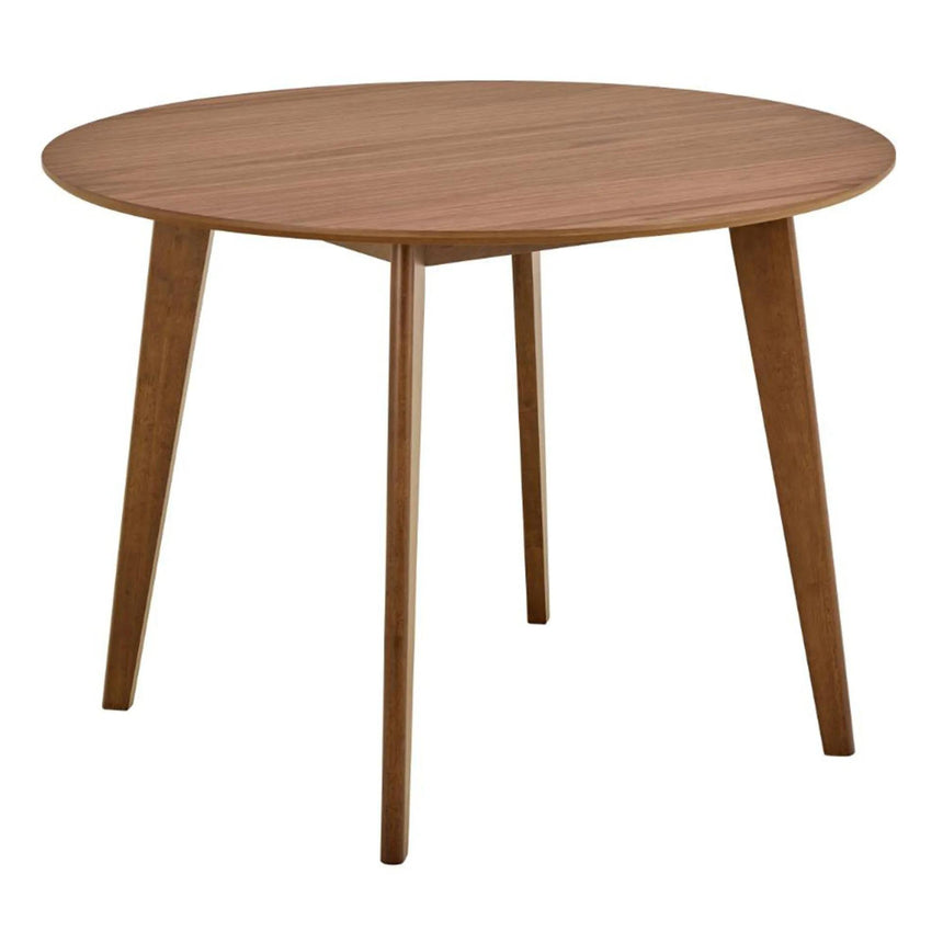 Roxby Round Dining Table - 2 Seater - 105cm - Walnut