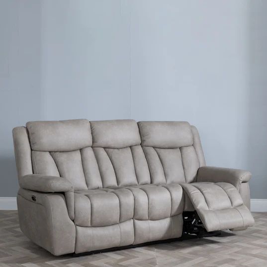 Jessica Fabric 3 Seater Electric Recliner Sofa