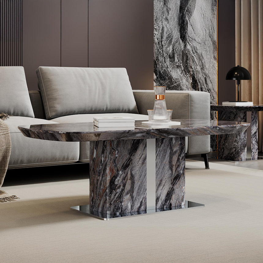Saronno Coffee Table - Grey Marble
