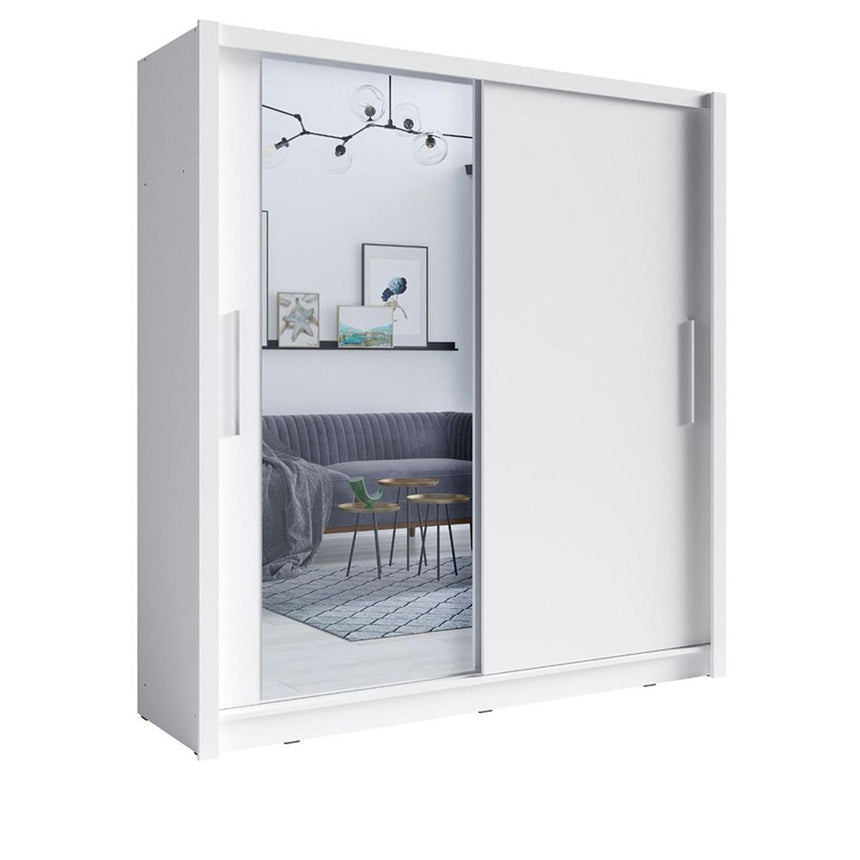 Sophia White 2 Door Sliding Wardrobe