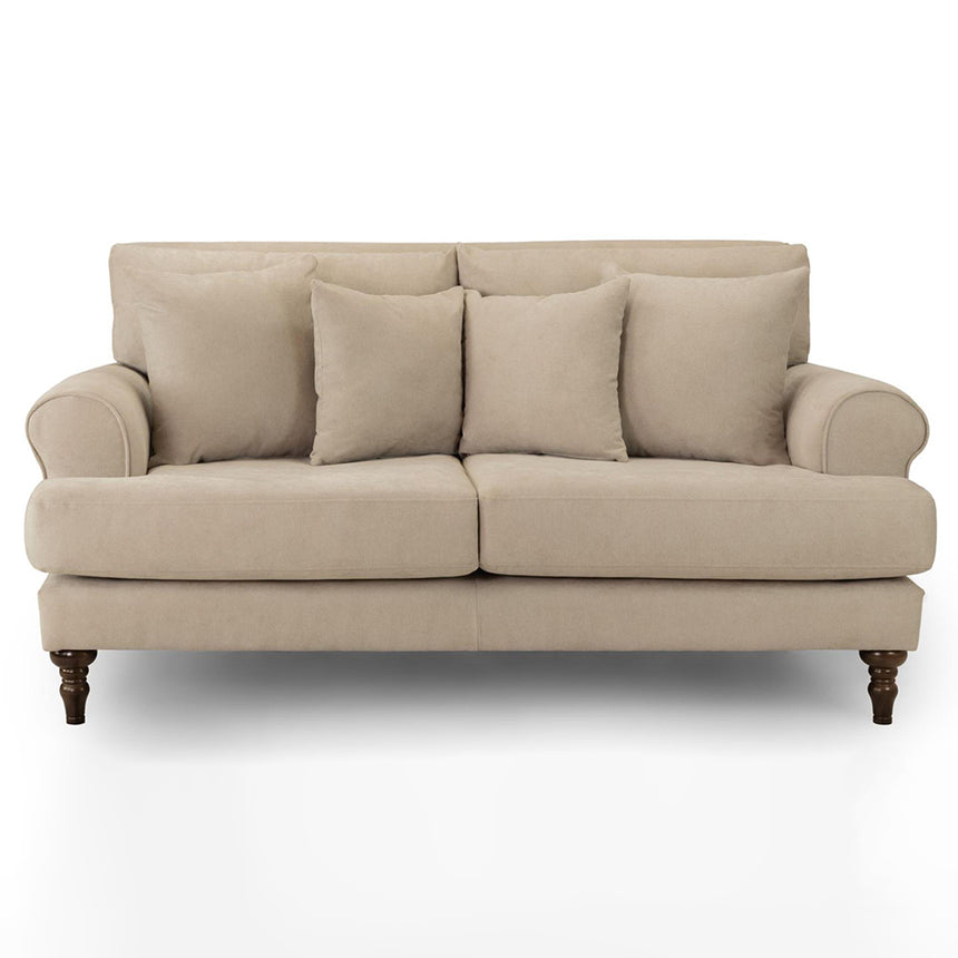 Costa Beige Fabric 2 Seater Sofa