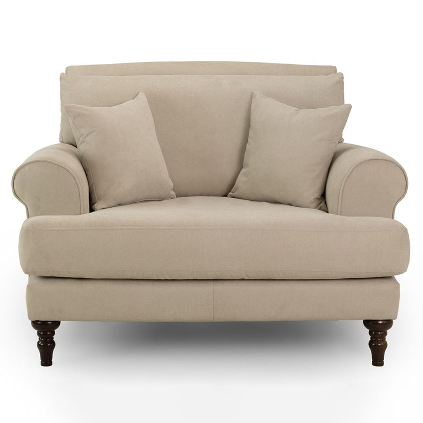 Costa Beige Fabric Armchair