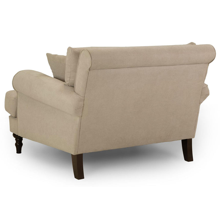 Costa Beige Fabric Armchair