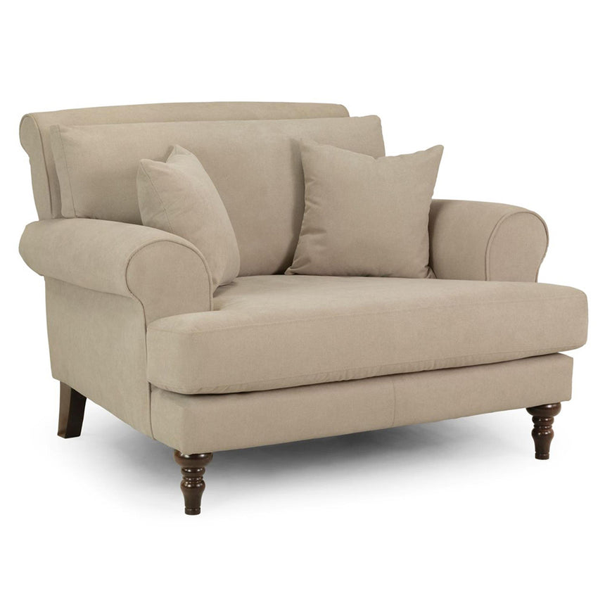 Costa Beige Fabric Armchair