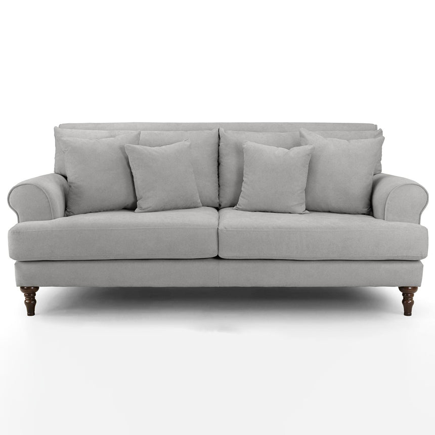 Costa Grey Fabric 3 Seater Sofa