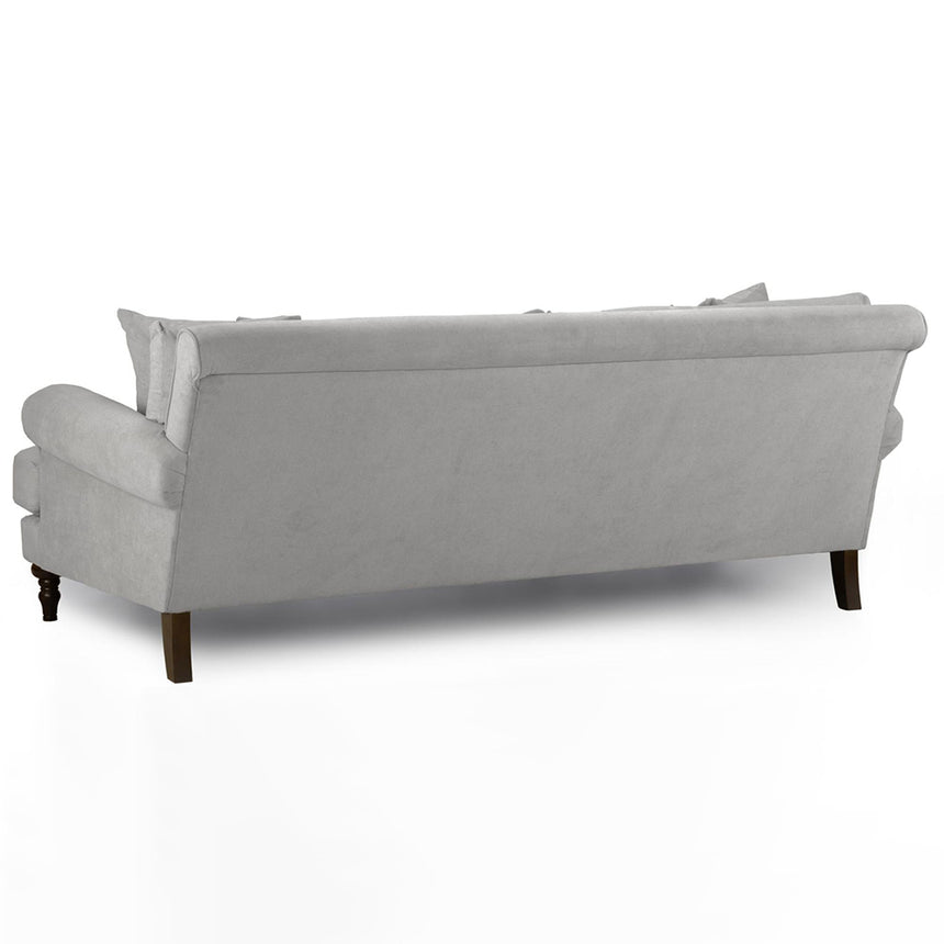 Costa Grey Fabric 4 Seater Sofa