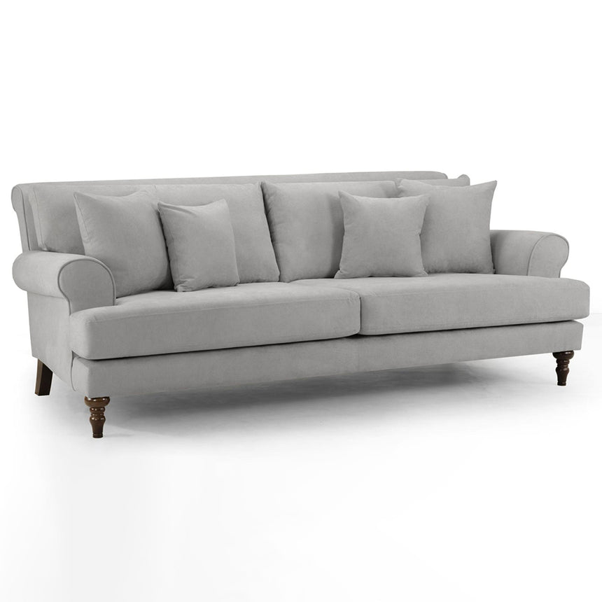 Costa Grey Fabric 4 Seater Sofa