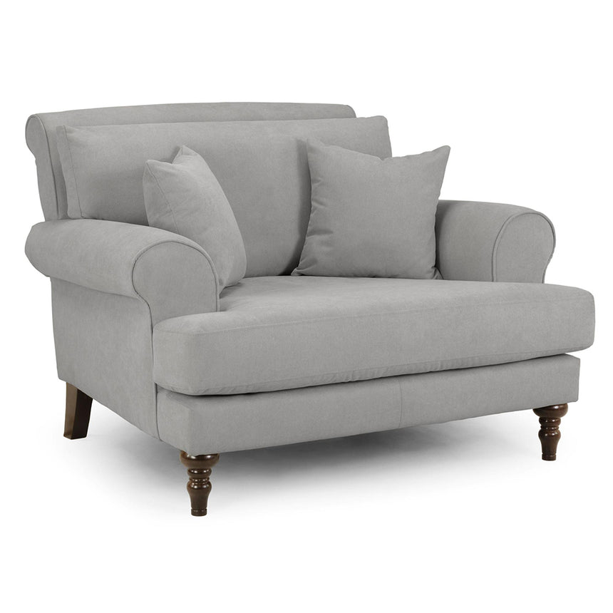 Costa Grey Fabric Armchair