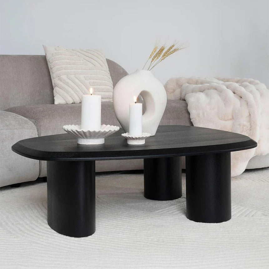 Tirano Black Wood Coffee Table
