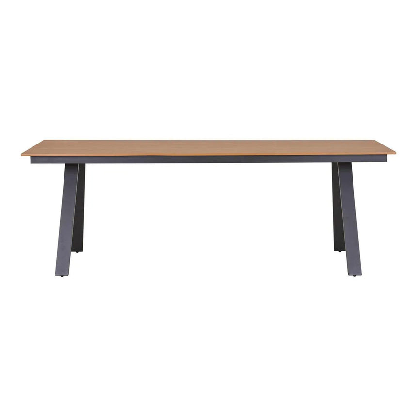 Toronto Garden Dining Table - 10 Seater - 220cm - Wood