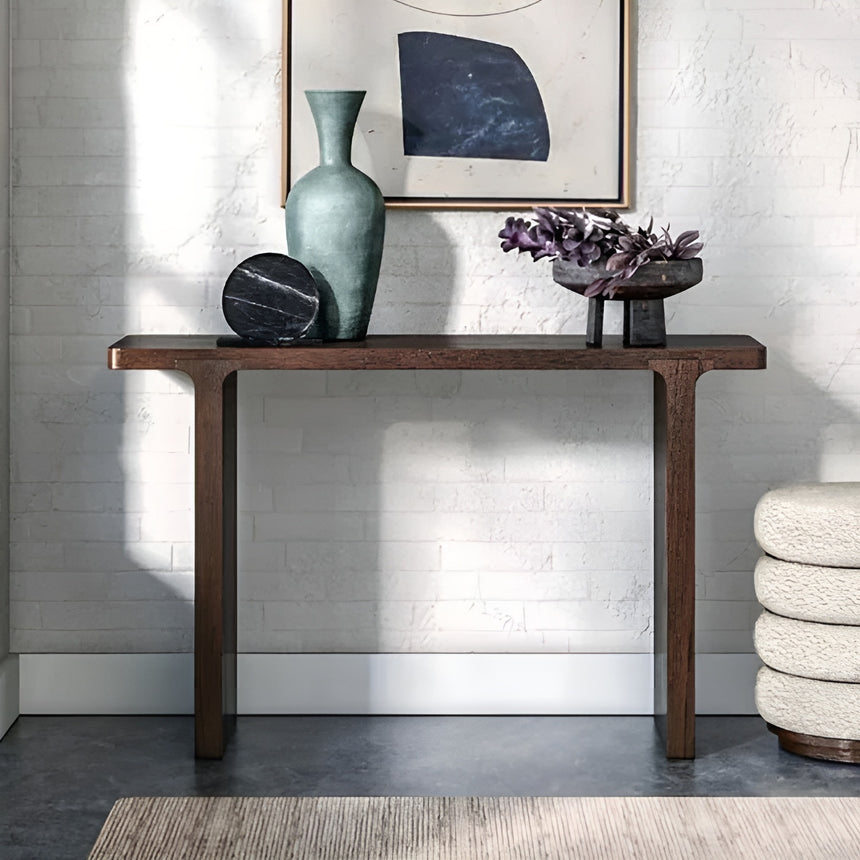 California Dark Oak Console Table