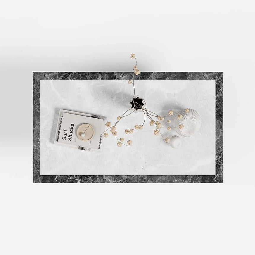 Sicily Armani Grey Engineered Marble Coffee Table