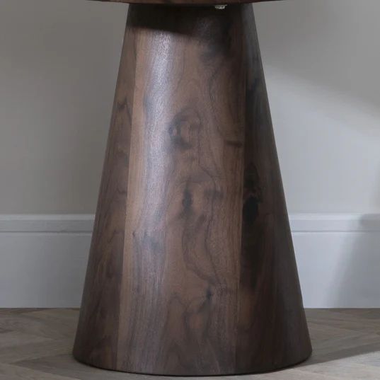 Chiswick Round End Table with Pedestal Base