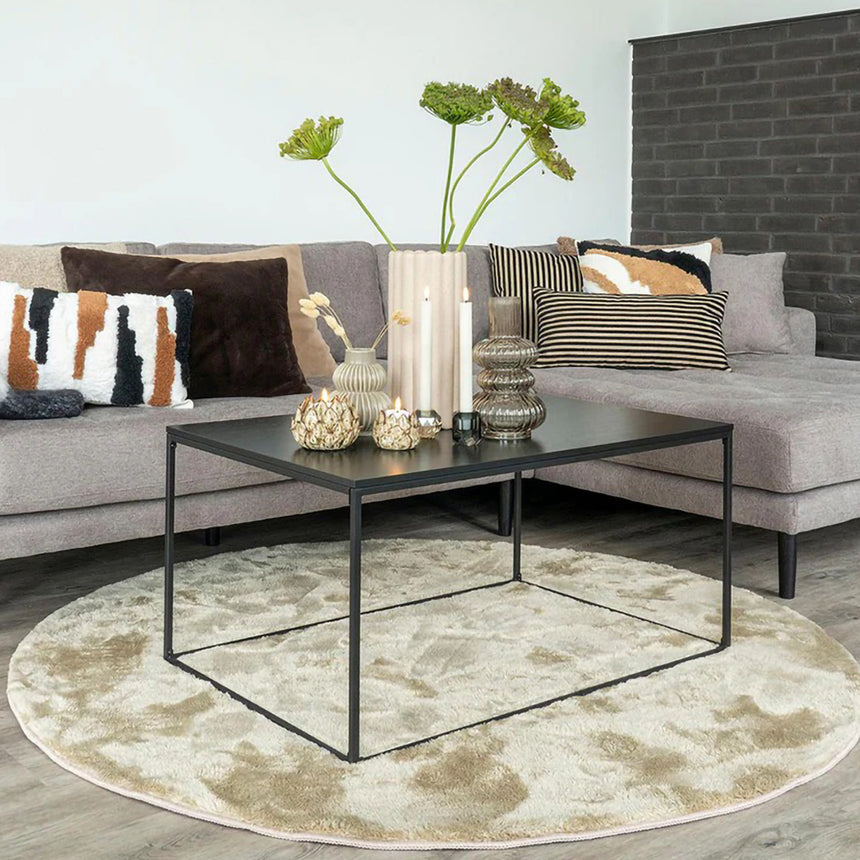 Vita Black Melamine Coffee Table