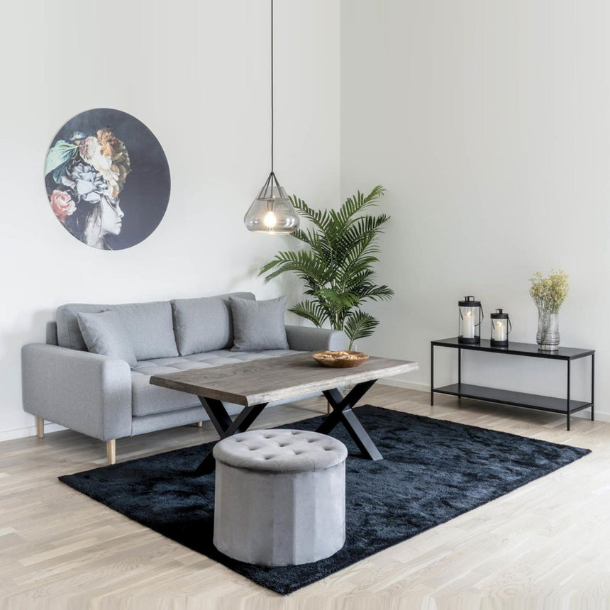 Vita 100cm TV Unit - Black Wood