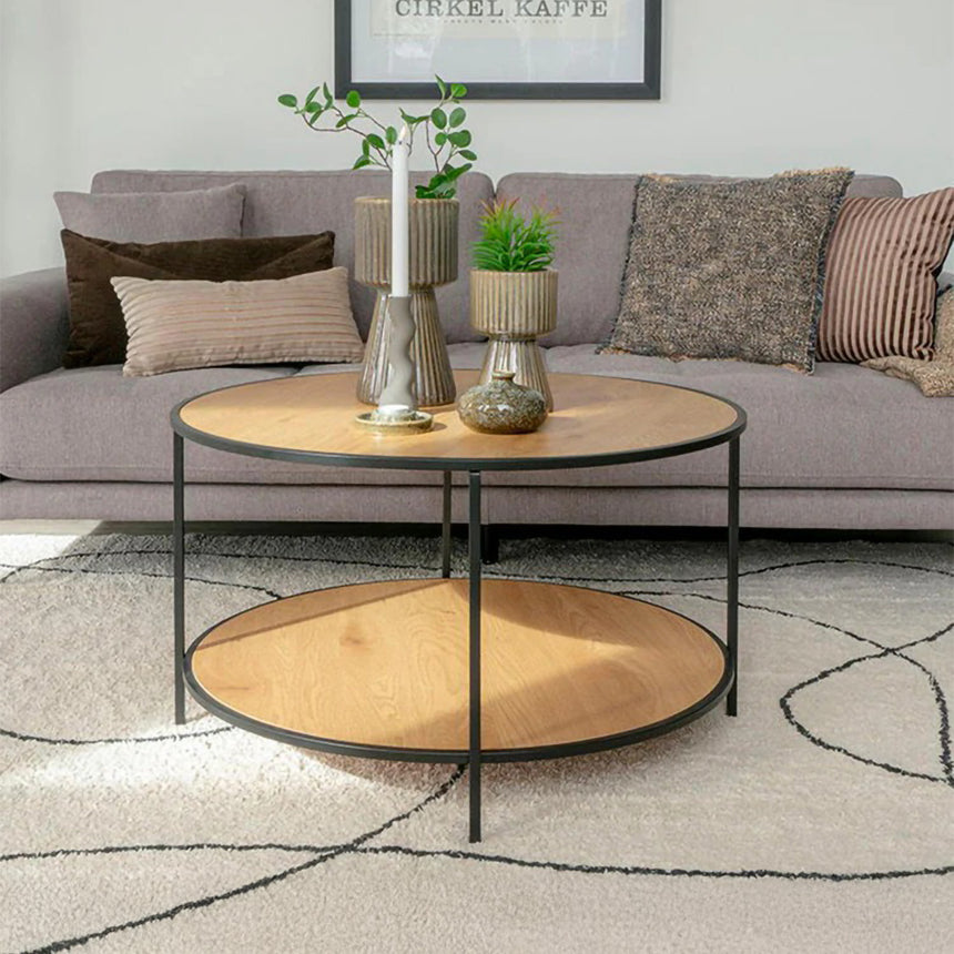 Vita Natural Wood Round Coffee Table