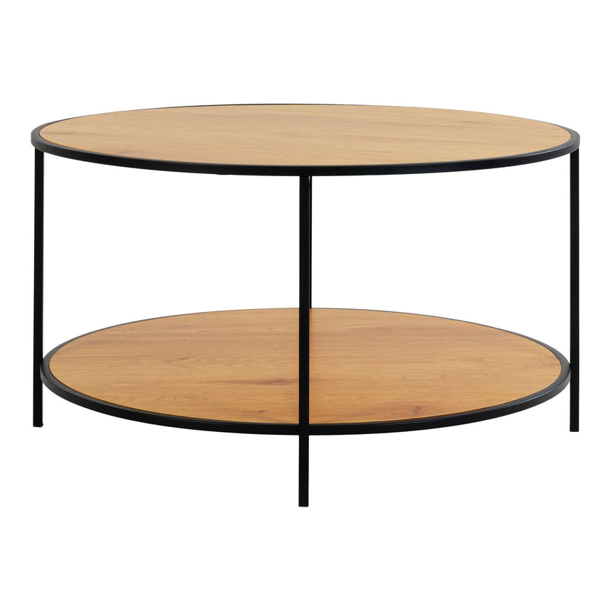 Vita Round Coffee Table - Natural Wood