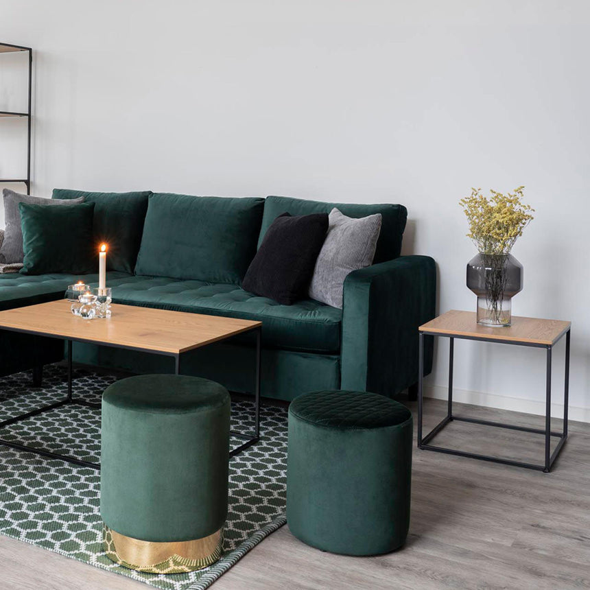 Vita Square Side Table - Natural Wood