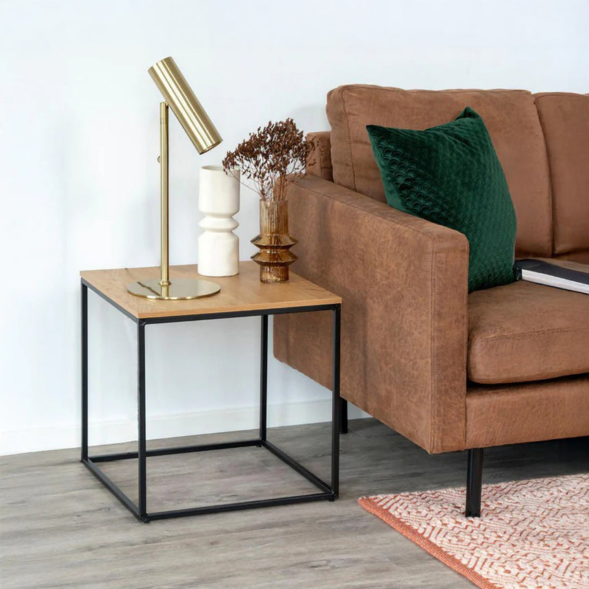 Vita Natural Wood Square Side Table