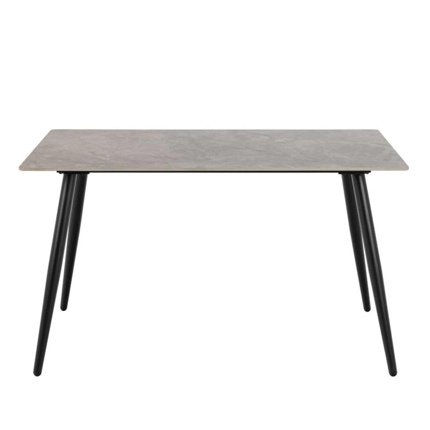 Wicklow Dining Table - 4 Seater - 140cm - Grey Ceramic